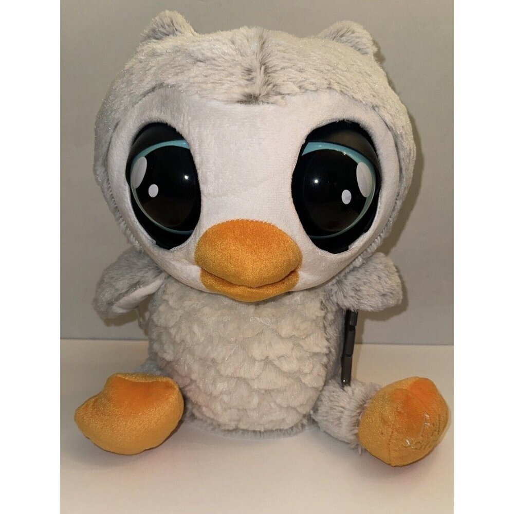 2018 FAO Schwarz Hoots The Interactive Owl Plush Toy w Leaf Works 14" EUC